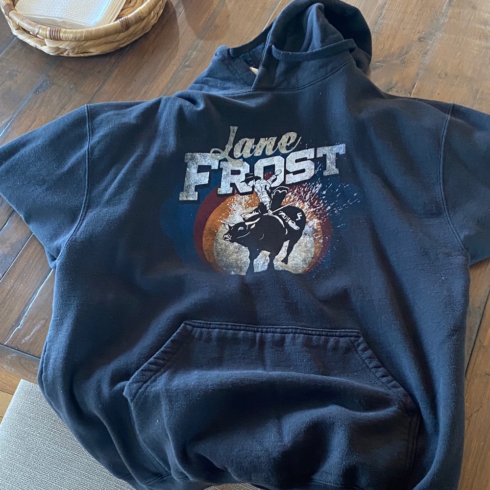 Black Jane Frost Hoodie with Graphic Design

Fits like a Medium